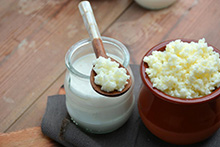 cheese and milk